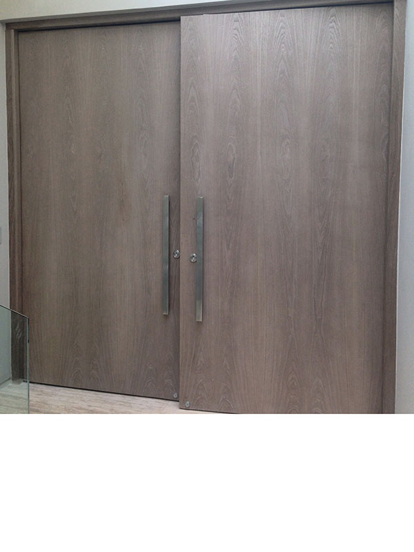 Porta Blindada de Correr com Folha Dupla - PBCFD01